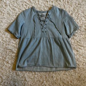 Chambray blouse from old navy